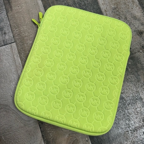Michael Kors Lime Green Tablet Sleeve - Picture 4 of 10
